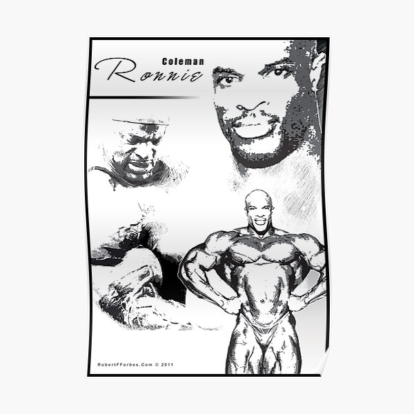 8 Times Mr Olympia - Ronnie Coleman Poster