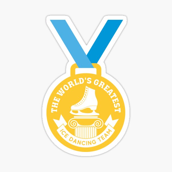 Item preview, The World’s Greatest Ice Dancing Team Gold Medal designed and sold by TripleTriple.