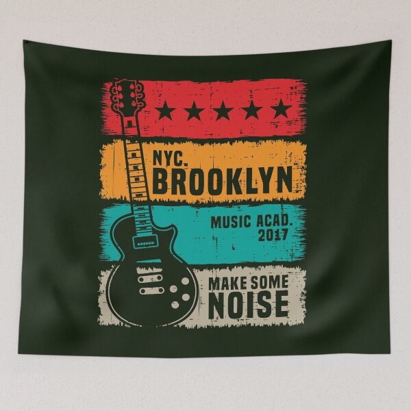 Item preview, NY Brooklyn Guitar Retro designed and sold by IrinchiDE.