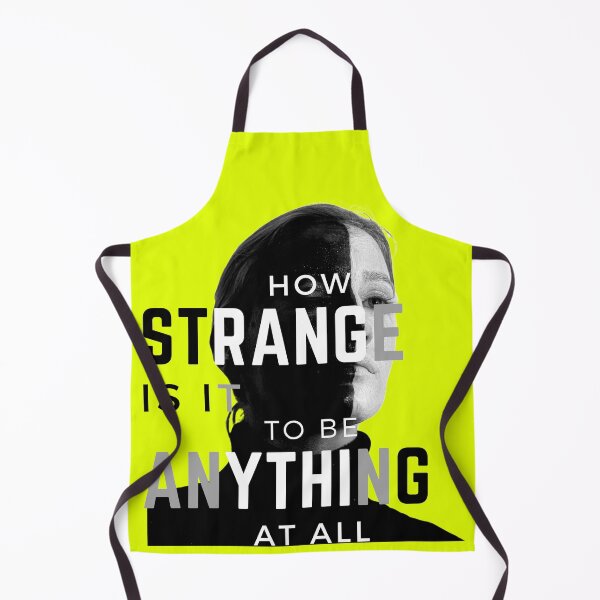 Item preview, How Strange Is It To Be Anything At All Yellow designed and sold by Rainbows Rock.