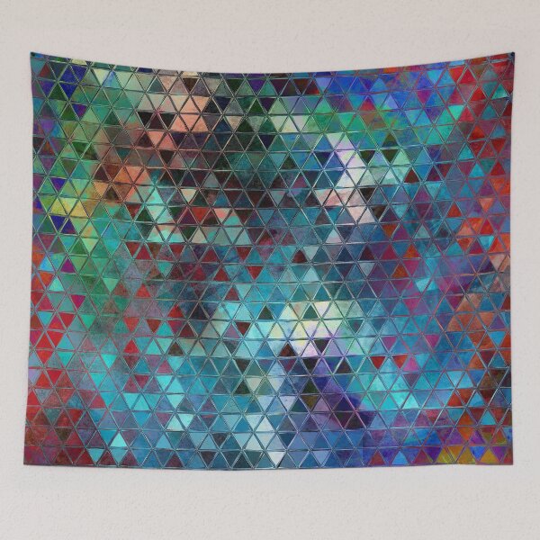 Item preview, Mosaic colors art triangle designed and sold by JBJart.