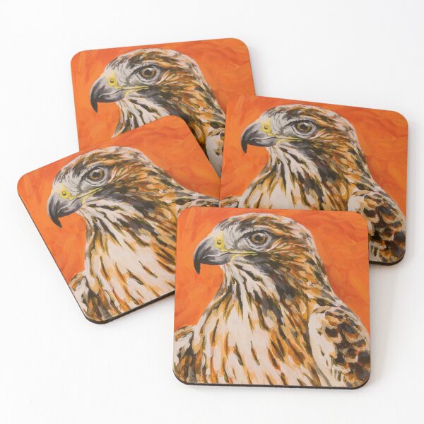 Item preview, Red-tailed Hawk Portrait designed and sold by LauraWolfArtist.