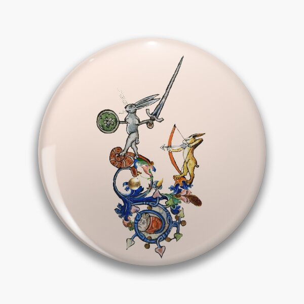 Item preview, WEIRD MEDIEVAL BESTIARY Killer Rabbits  With Sword and Bow designed and sold by BulganLumini.