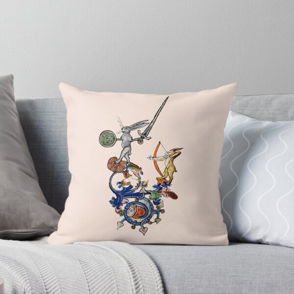 Item preview, WEIRD MEDIEVAL BESTIARY Killer Rabbits With Sword and Bow designed and sold by BulganLumini.