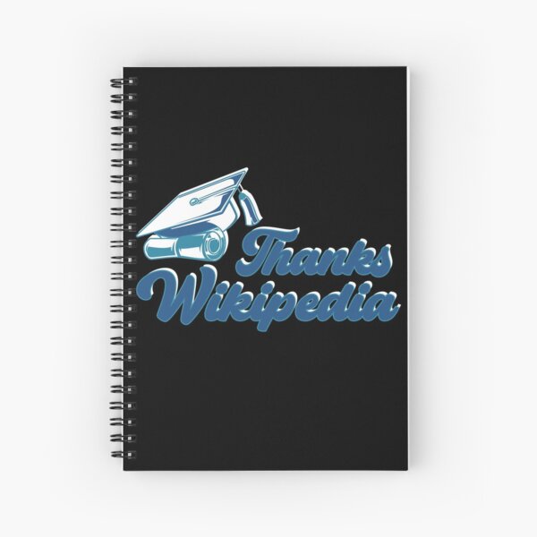 Wikipedia Spiral Notebooks for Sale