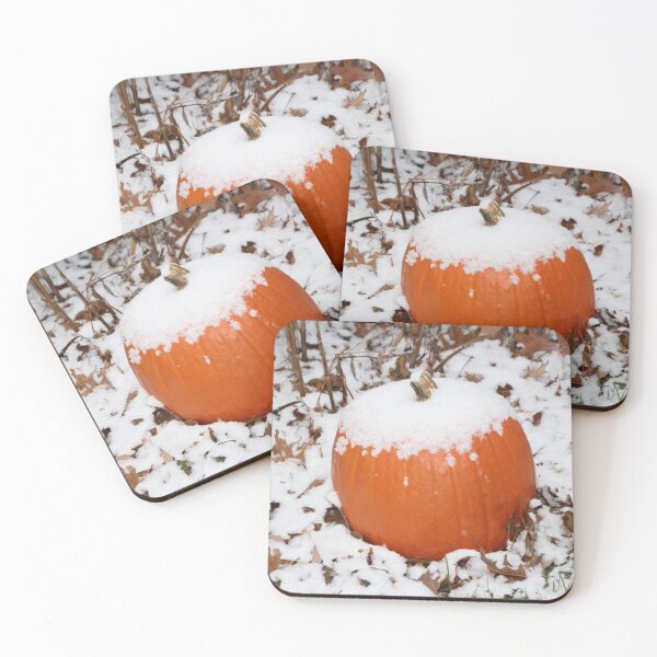 Item preview, Orange Pumpkin Snow Covered in Winter designed and sold by JariHawk.