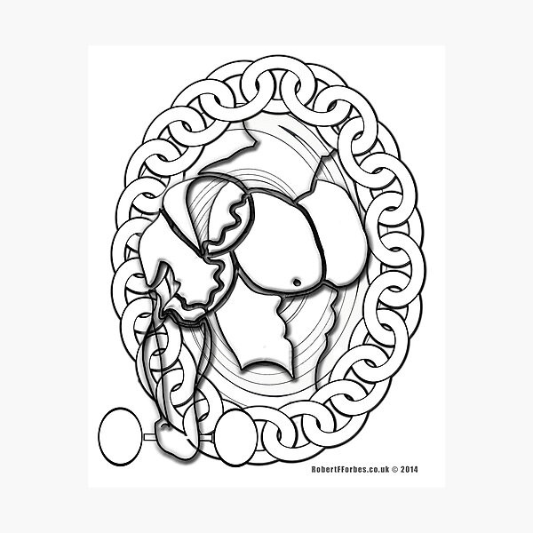 Strength Oldschool - Muscle Design Photographic Print
