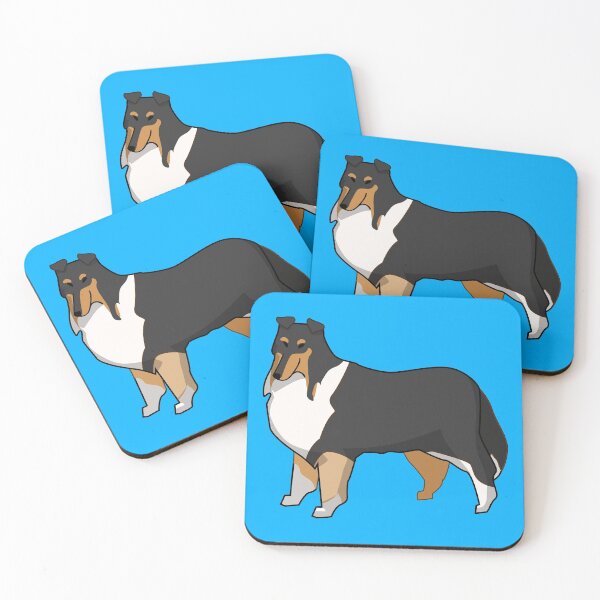 Item preview, Long Haired Collie Tri Color Dog designed and sold by KrisSidDesigns.