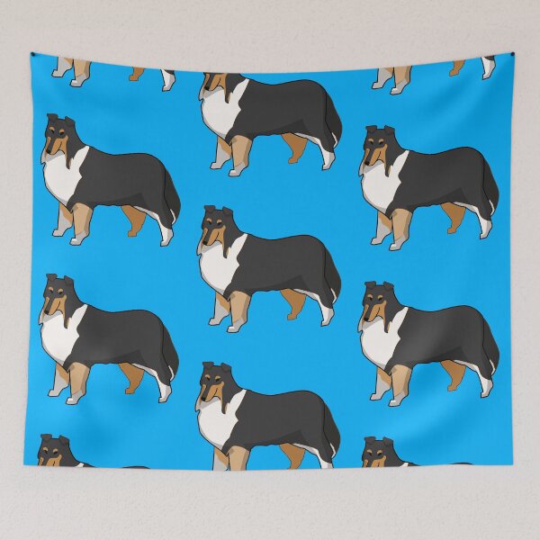Item preview, Long Haired Collie Tri Color Dog designed and sold by KrisSidDesigns.