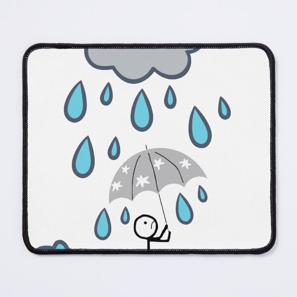 Item preview, 'Why Does it always Rain on me?' Travis Lyric Graphic Print designed and sold by Printopia-.