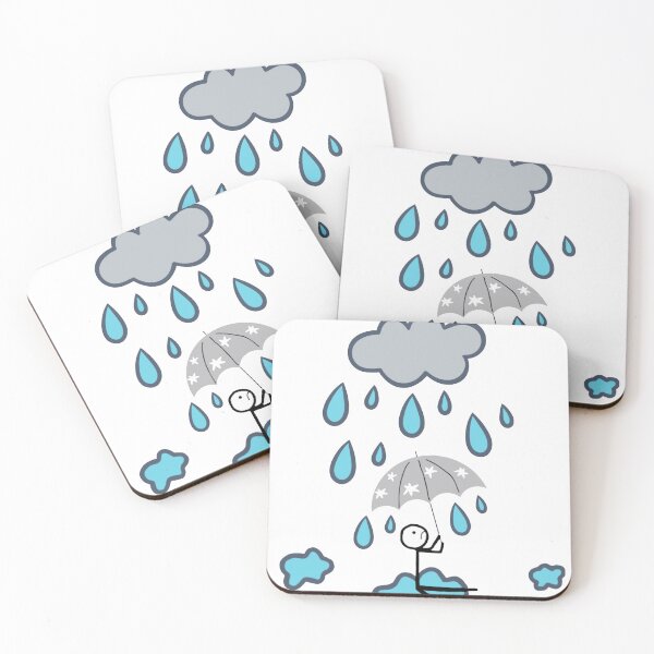 Item preview, 'Why Does it always Rain on me?' Travis Lyric Graphic Print designed and sold by Printopia-.