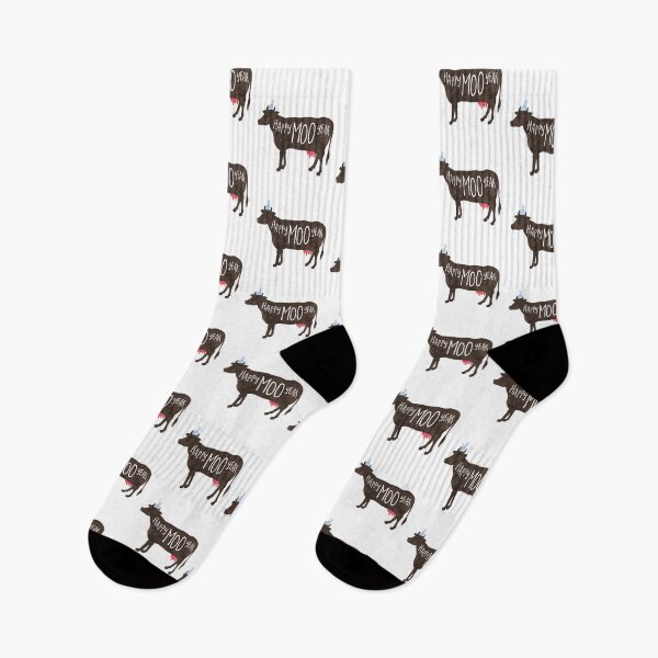 Item preview, Happy Moo Year - New Year's funny, joke, pun, gift designed and sold by hitechmom.