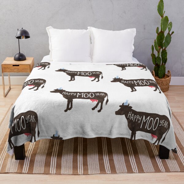 Item preview, Happy Moo Year - New Year's funny, joke, pun, gift designed and sold by hitechmom.