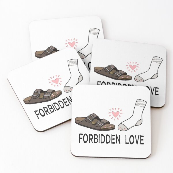 Item preview, Socks & Sandals Forbidden Love designed and sold by Martini-Four.