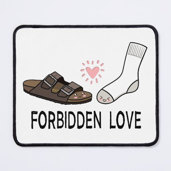 Item preview, Socks & Sandals Forbidden Love designed and sold by Martini-Four.