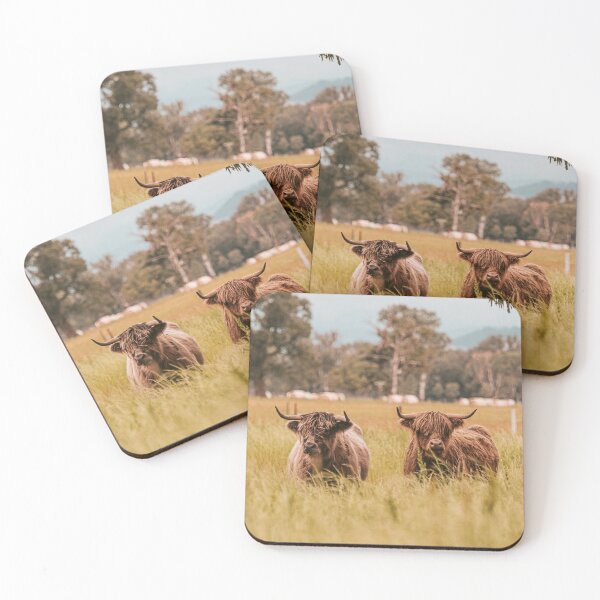 Item preview, Highland Cows Fine Art Image King Valley designed and sold by redkitephotos.