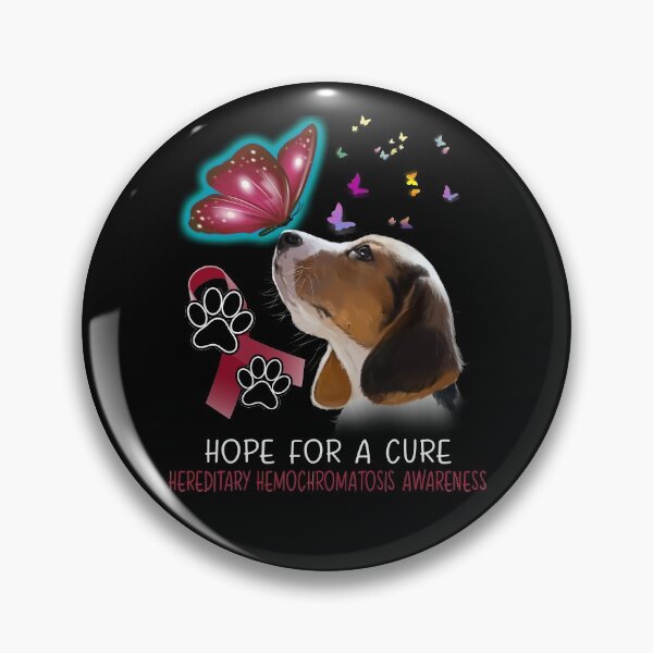 Item preview, Beagle Hope For A Cure Hereditary Hemochromatosis Awareness designed and sold by Grooffos.