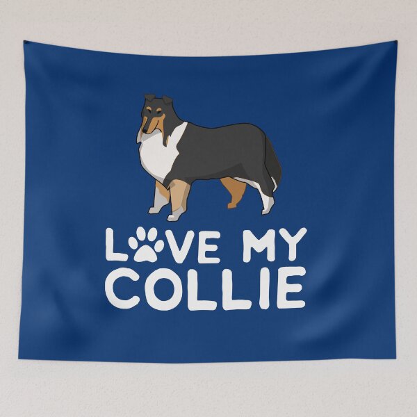 Item preview, Love My Collie - Tri Color Long Haired designed and sold by KrisSidDesigns.
