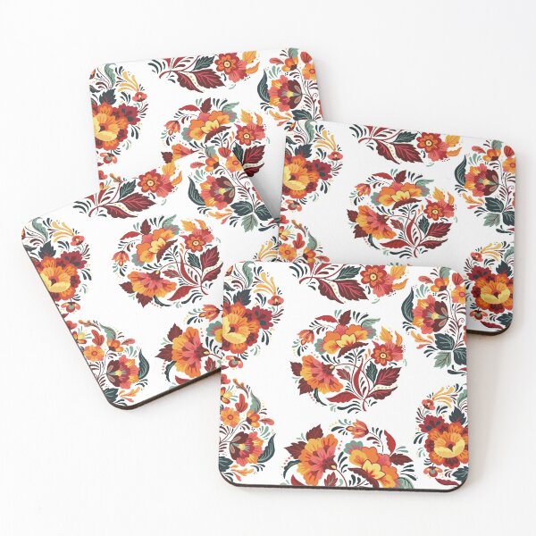 Item preview, Vintage flower art pattern designed and sold by Black6ird.