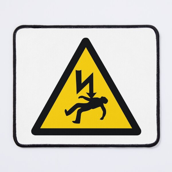 Item preview, UK Danger of Death Warning Sign designed and sold by MintGubbins.