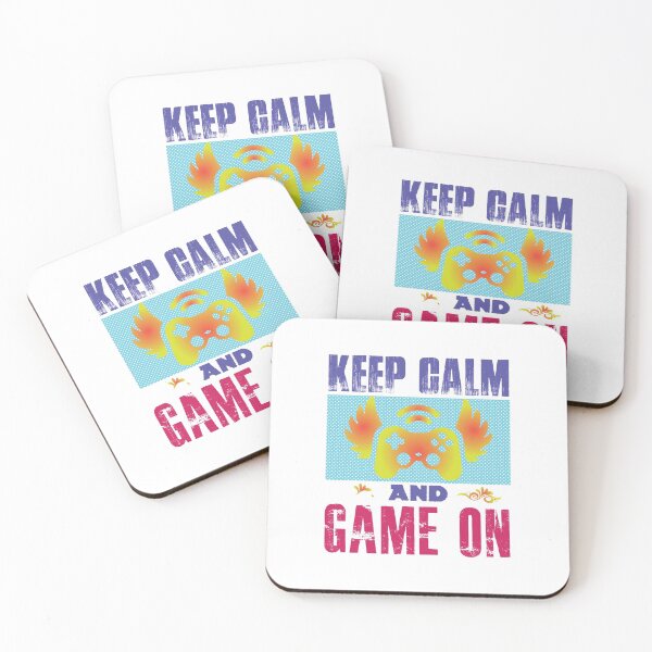 Item preview, Keep calm and game on designed and sold by DIGIL DOWN.