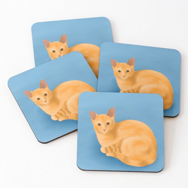 Item preview, Orange cat portrait designed and sold by LauraO31.