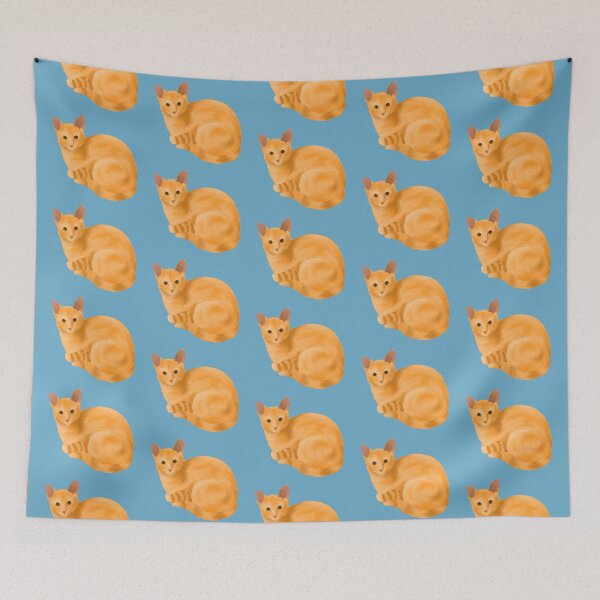 Item preview, Orange cat portrait designed and sold by LauraO31.