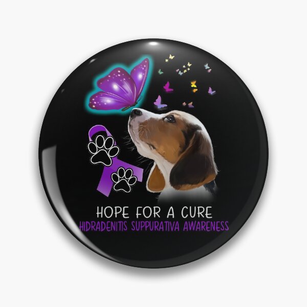 Item preview, Beagle Hope For A Cure Hidradenitis Suppurativa Awareness designed and sold by Grooffos.