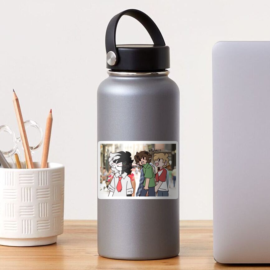 "Bench trio distracted boyfriend meme XD" Sticker for Sale by