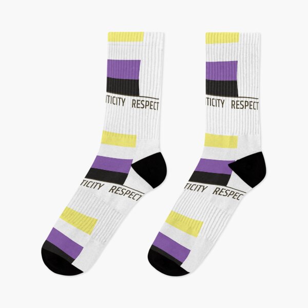 Item preview, Non Binary NB Flag - Freedom Authenticity Respect designed and sold by ViewerEqualsPhoton.