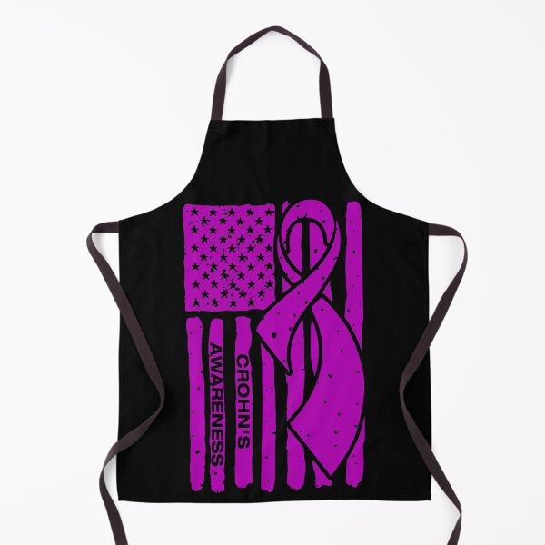 Item preview, Crohn's Awareness Ribbon American Flag designed and sold by Tadmab.
