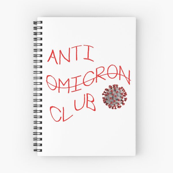 Item preview, Anti Omicron Club designed and sold by Cloud7Stickers ..