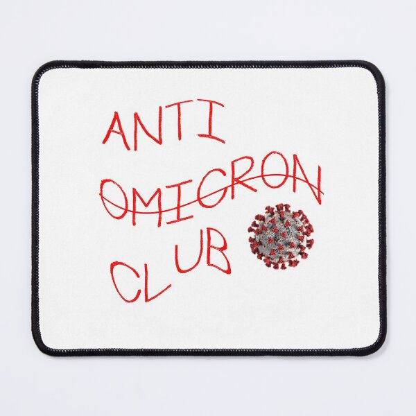 Item preview, Anti Omicron Club designed and sold by Cloud7Stickers ..