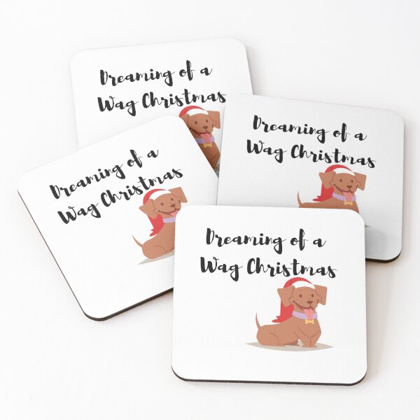 Item preview, Dreaming of a wag christmas designed and sold by Wienerful.