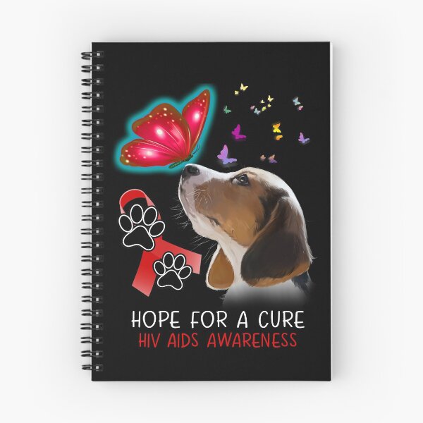 Item preview, Beagle Hope For A Cure Hiv Aids Awareness designed and sold by Grooffos.