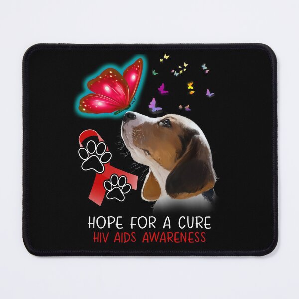 Item preview, Beagle Hope For A Cure Hiv Aids Awareness designed and sold by Grooffos.