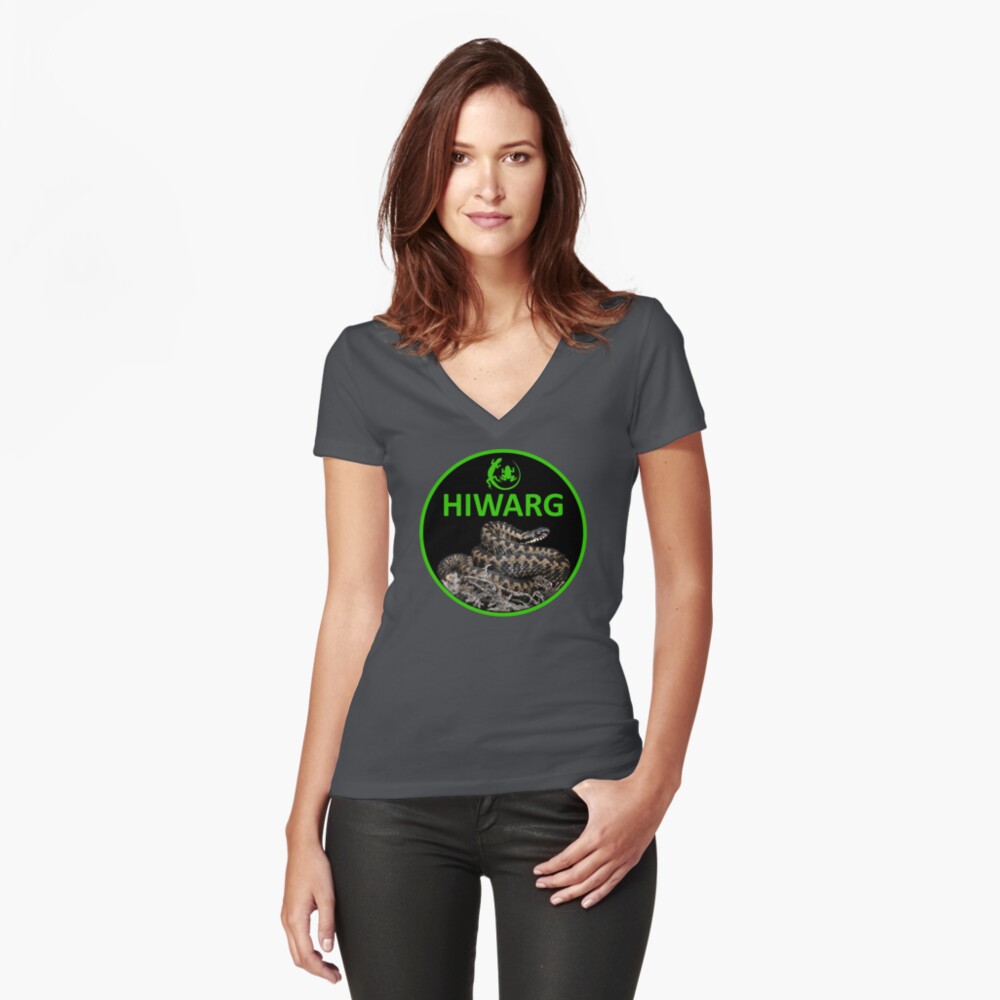 Item preview, Fitted V-Neck T-Shirt designed and sold by HIWARG.