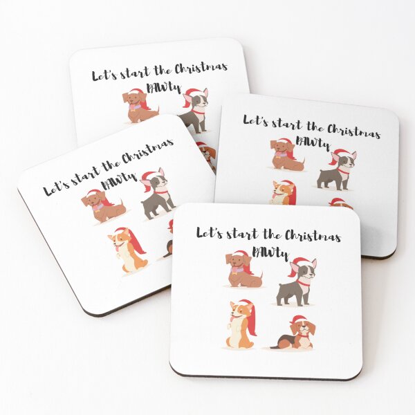 Item preview, Lets starts the Christmas PAWty designed and sold by Wienerful.