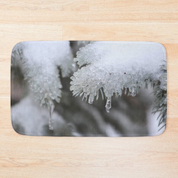 Item preview, Colorado Blue Spruce Tree Branch Covered with Ice and Snow  designed and sold by JariHawk.