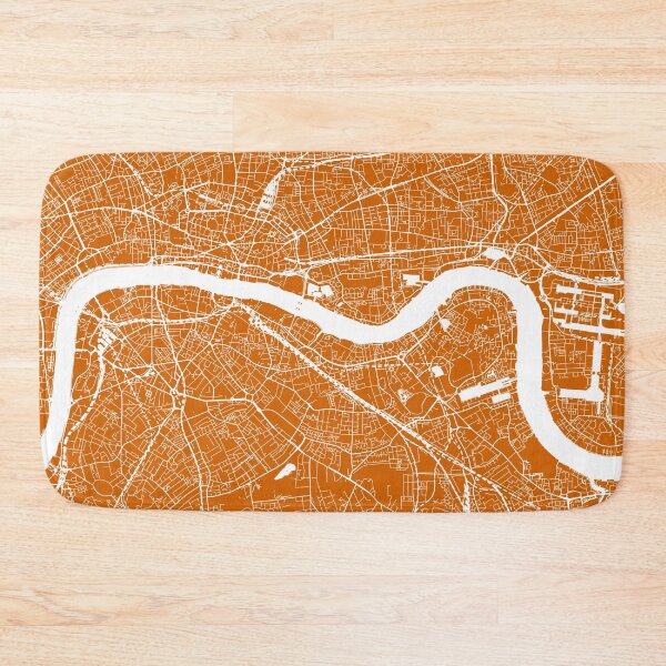 Item preview, London, UK, City Map - Orange designed and sold by helloadventure.