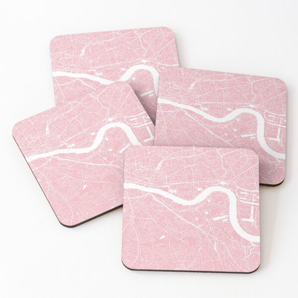 Item preview, London, UK, City Map - Pink designed and sold by helloadventure.