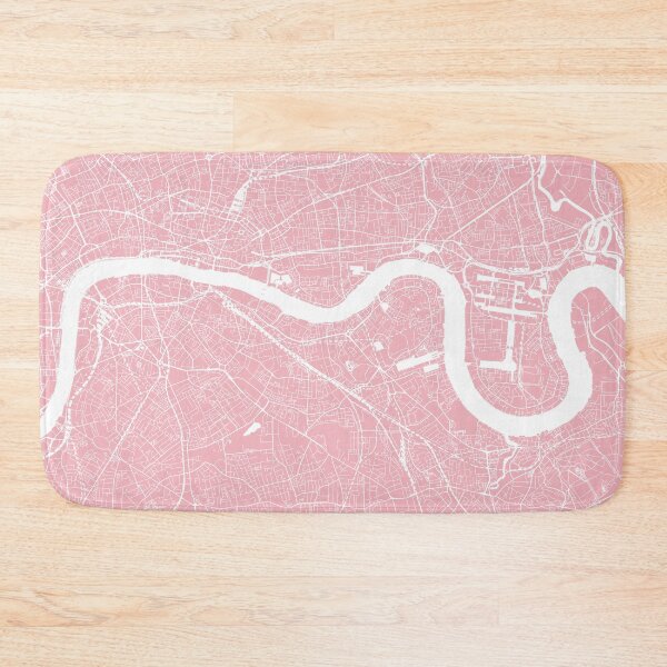 Item preview, London, UK, City Map - Pink designed and sold by helloadventure.