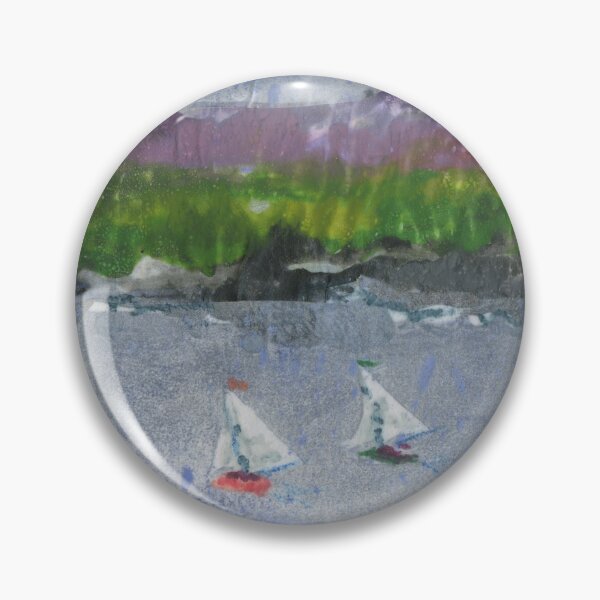 Item preview, Layered Gelliprint of Trearddur Bay - 2 designed and sold by LymphomaLass.