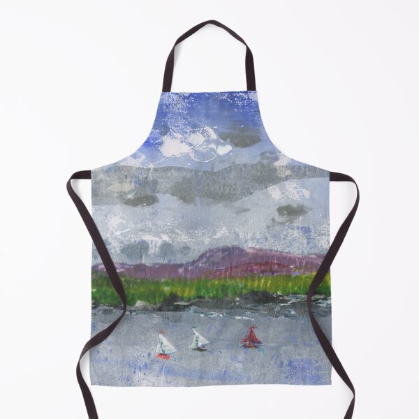 Item preview, Layered Gelliprint of Trearddur Bay - 2 designed and sold by LymphomaLass.