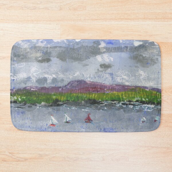 Item preview, Layered Gelliprint of Trearddur Bay - 2 designed and sold by LymphomaLass.