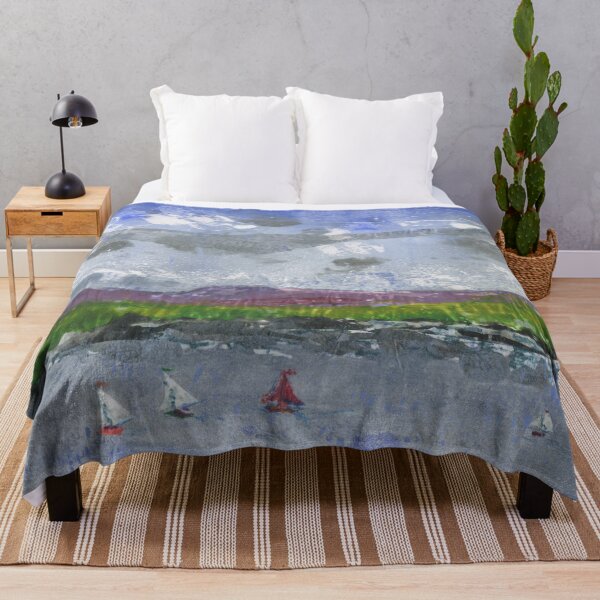 Item preview, Layered Gelliprint of Trearddur Bay - 2 designed and sold by LymphomaLass.