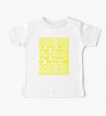 The Force is with me and I am one with the Force Baby Tee