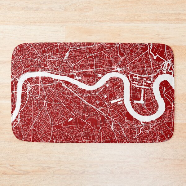 Item preview, London, UK, City Map - Red designed and sold by helloadventure.