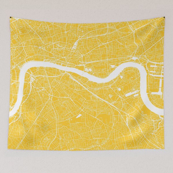 Item preview, London, UK, City Map - Yellow designed and sold by helloadventure.