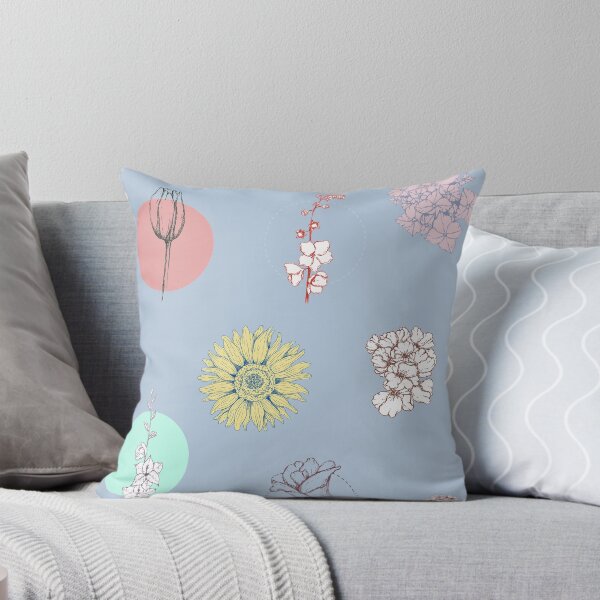 Item preview, Various Flowers on Blue Background designed and sold by nigmatillium.